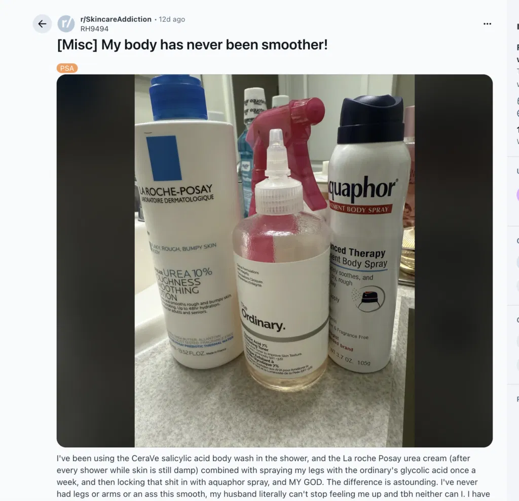 find reddit discussions on trending dropshipping cosmetics products