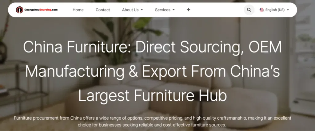 furniture dropshiping supplier guangzhousourcing