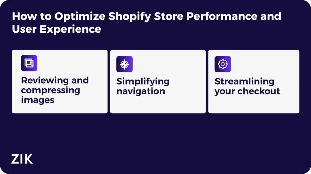how to optimize shopify store performance and user experience