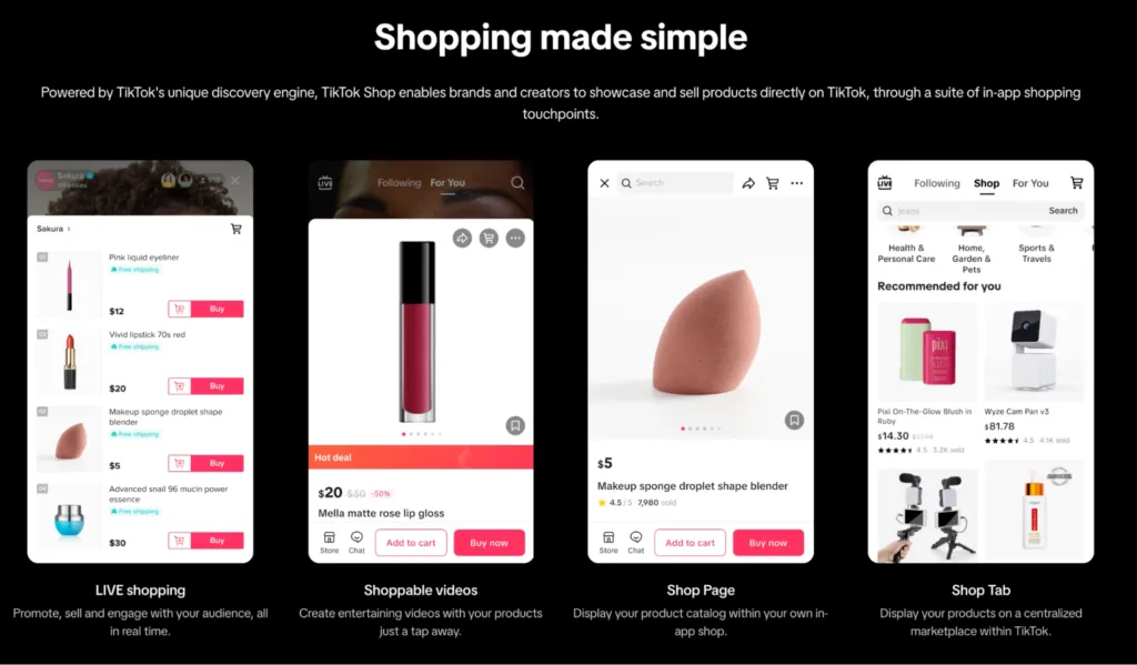 how to set up ecommerce store without money TikTok shop