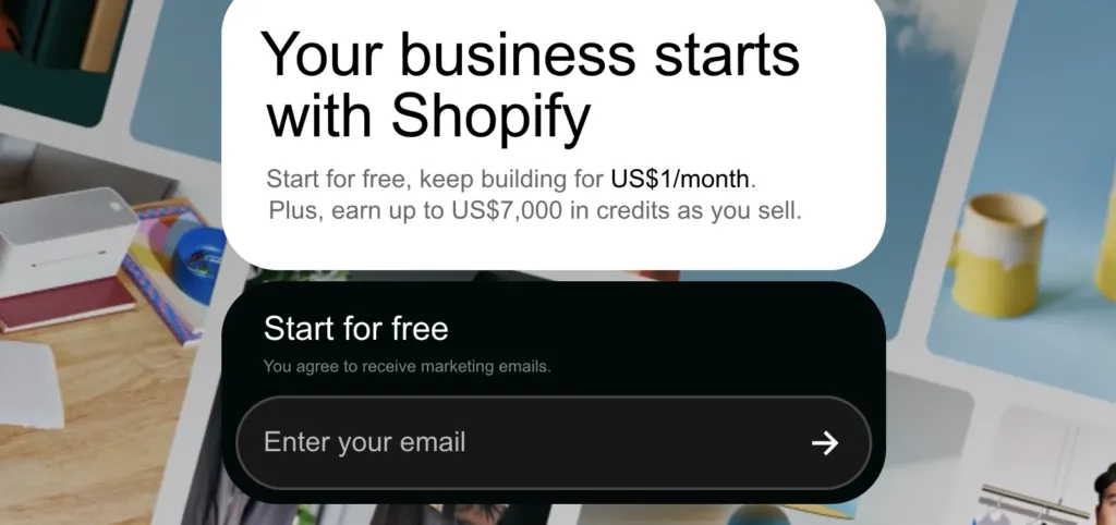 how to set up online store without money shopify free trial