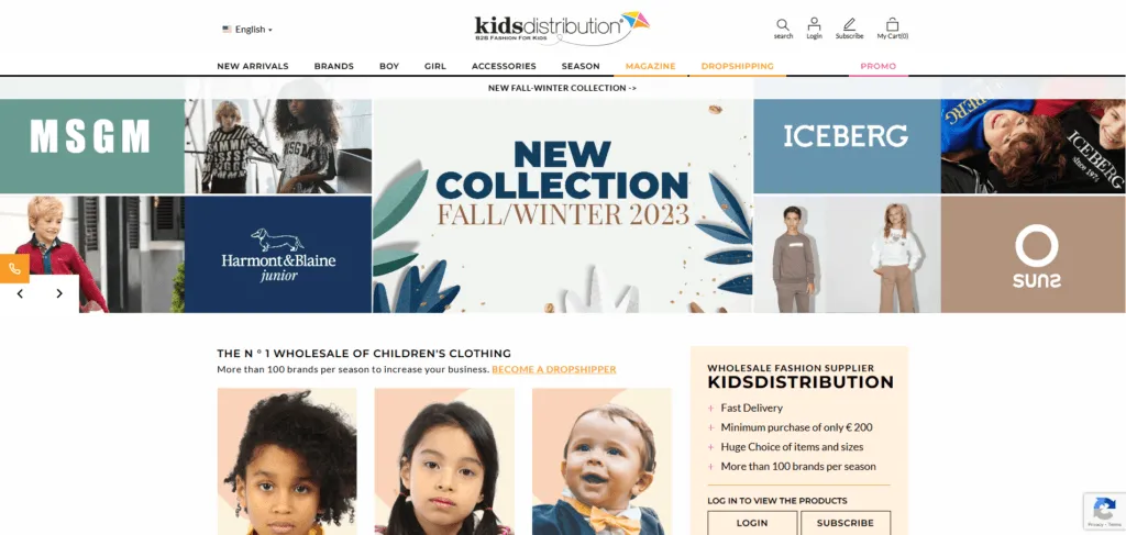 kidsdistribution is one of the european dropshipping suppliers