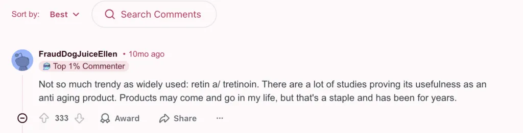 niche forums product recommendations