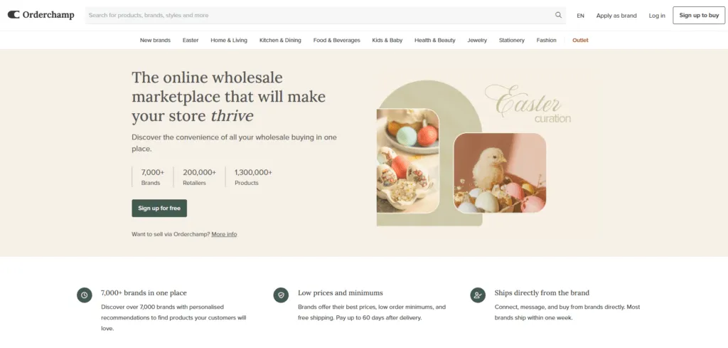 orderchamp is one of the european dropshipping suppliers