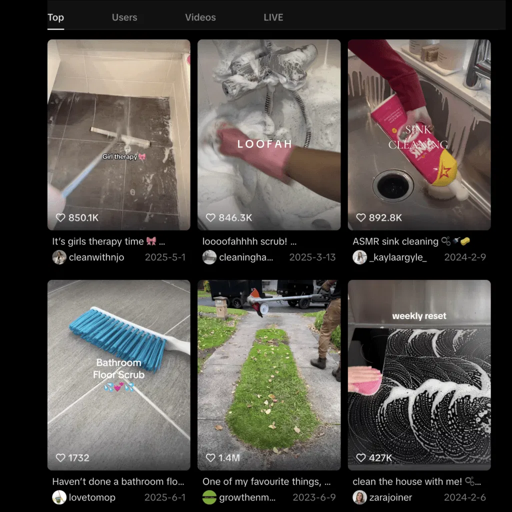 select your tiktok dropshipping niche and start in the tiktok creative center showing products
