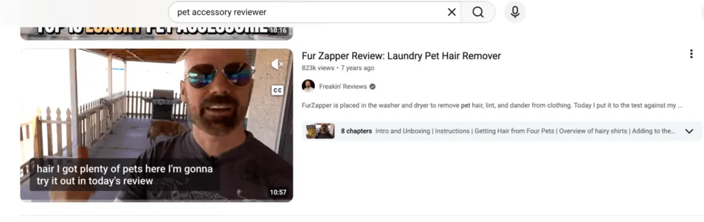 view micro influencer youtube videos to have product insights before they even go viral
