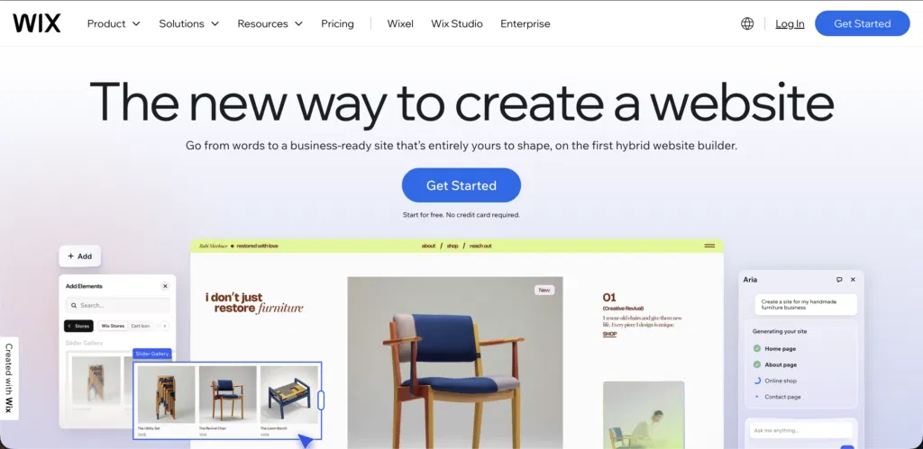 wix dropshipping website builders