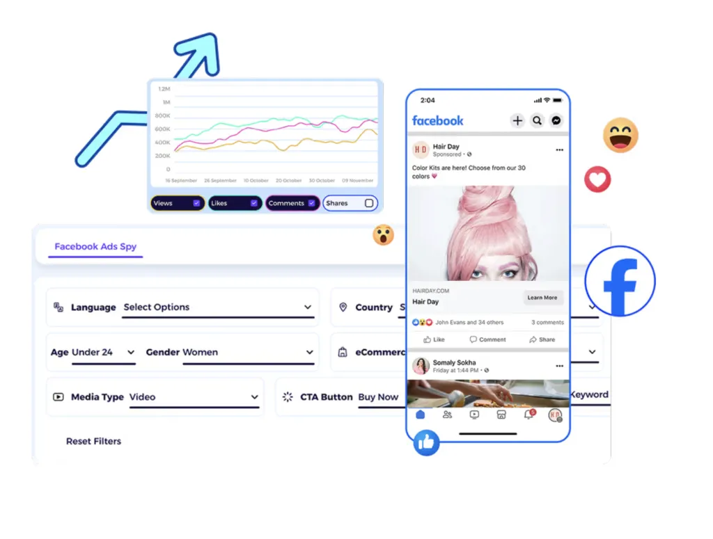 zik Dropshipping Spy Tool analyze competing pet stores_ social media campaigns