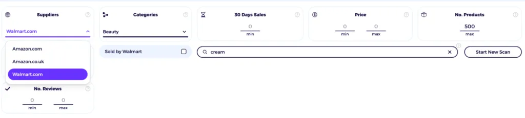 zik analytics turbo scanner dashboard selecting walmart